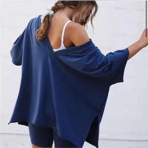 FP Movement by Free People Hot Shot Reversible Set in Midnight Navy